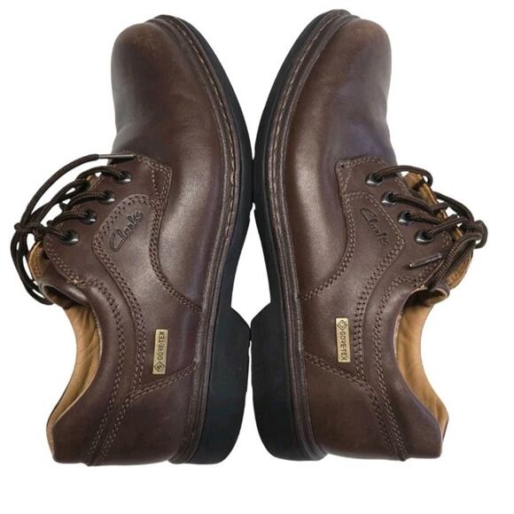 Clarks Rockie Lo GTX Mens 9 M Brown Leather Gore-Tex Waterproof Shoes 26146985 main image 7